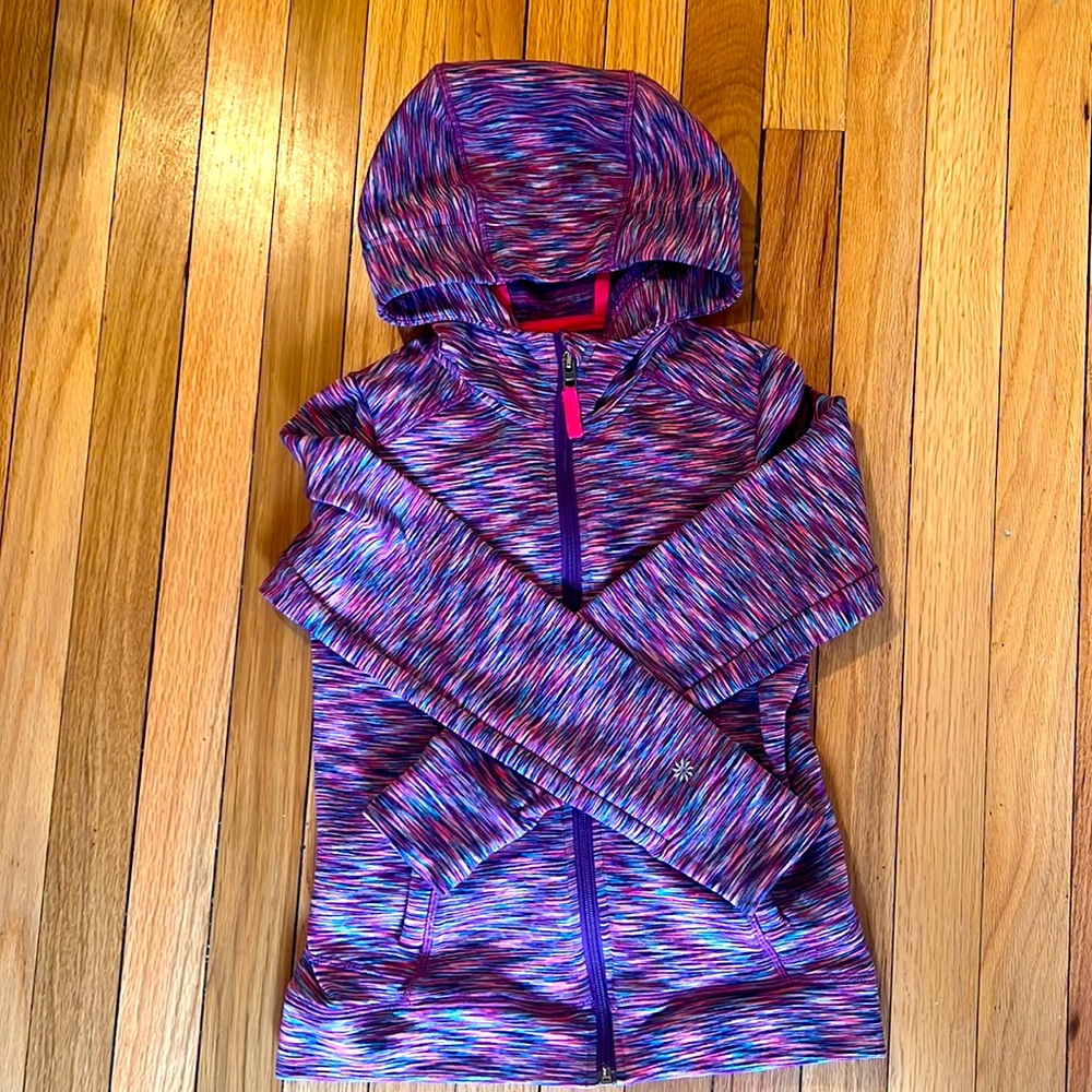 Athlete girl full zip hoodie